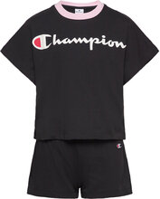 Set Sport Sets With Short-sleeved T-shirt Black Champion