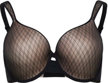 Smooth Lines Covering Memory Bra Designers Bras & Tops Full Cup Bras Black CHANTELLE