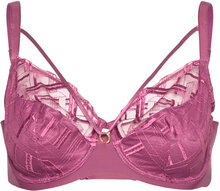 Graphic Support Covering Underwired Bra Lingerie Bras & Tops Full Cup Bras Pink CHANTELLE