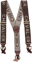 Chevalier Logo Suspenders Accessories Suspenders Brun Chevalier*Betinget Tilbud