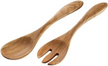 Salatbestik Toscana Home Tableware Cutlery Salad Servers Brown Cilio