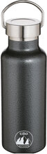 Insulated Drinking Bottle Grigio 0,5L Home Kitchen Thermal Bottles Svart Cilio*Betinget Tilbud