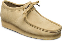 Wallabee Desert Boots Snøresko Beige Clarks Originals