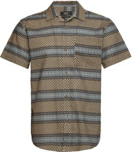 Bowling Anton Cotton Linen Shirt S/ Tops Shirts Short-sleeved Green Clean Cut Copenhagen