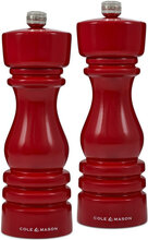 Salt And Pepper Mill Set London Cole&Mason Home Kitchen Kitchen Tools Grinders Salt & Pepper Shakers Red Cole & Mason