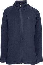 Fleece Jacket, Full Zip Outerwear Fleece Outerwear Fleece Jackets Blue Color Kids