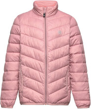 Jacket, Quilted, Packable Fôret Jakke Rosa Color Kids*Betinget Tilbud