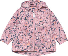 Girls Baby Jacket - Aop Outerwear Shell Clothing Shell Jacket Pink Color Kids