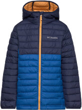 Powder Lite Boys Hooded Jacket Sport Jackets & Coats Puffer & Padded Blue Columbia Sportswear