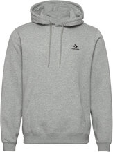 Standard Fit Left Chest Star Chev Emb Hoodie Bb Sport Sweatshirts & Hoodies Hoodies Grey Converse