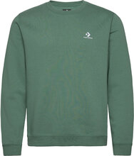 Standard Fit Left Chest Star Chev Emb Crew Bb Sport Sweatshirts & Hoodies Sweatshirts Green Converse