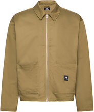 Woven Shirt Jacket Solid Sport Jackets Light Jackets Beige Converse