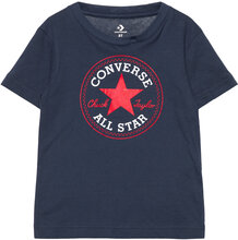 Cnvb Chuck Patch Tee T-shirts Short-sleeved Marineblå Converse*Betinget Tilbud