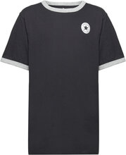 Core Ringer Tee T-shirts Short-sleeved Svart Converse*Betinget Tilbud