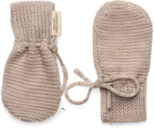 Merino Wool Knitted Baby Mittens Accessories Gloves & Mittens Mittens Beige Copenhagen Colors*Betinget Tilbud