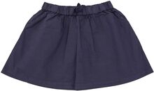 Classic Crisp Poplin Skirt Dresses & Skirts Skirts Short Skirts Marineblå Copenhagen Colors*Betinget Tilbud