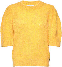 Knit With Puff Sleeves Pullover Gul Coster Copenhagen*Betinget Tilbud