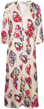 Dress With Buttons In Butterfly Pri Maxiklänning Festklänning Multi/patterned Coster Copenhagen