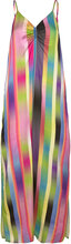 Slip Dress In Faded Stripe Print Dresses Slip Dresses Multi/mønstret Coster Copenhagen*Betinget Tilbud