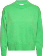 Knit With Round Neck Tops Knitwear Jumpers Green Coster Copenhagen