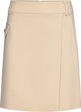 Short Skirt With Utility Details Kort Nederdel Cream Coster Copenhagen