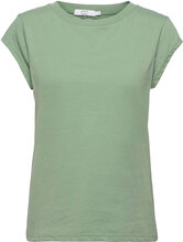 Cc Heart Basic T-Shirt T-shirts & Tops Short-sleeved Grønn Coster Copenhagen*Betinget Tilbud