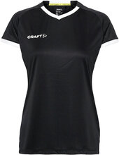 Progress 2.0 Solid Jersey W Sport T-shirts & Tops Short-sleeved Black Craft