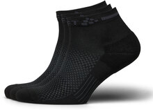Core Dry Mid Sock 3-Pack Sport Socks Footies-ankle Socks Black Craft