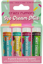 Crazy Rumors Lip Balm 4-Pack Läppbalsam Lip Balm Nude Crazy Rumors