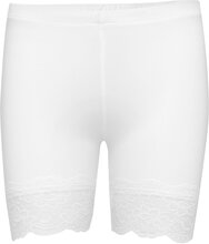 Matilda Biker Shorts Lingerie Shapewear Bottoms White Cream