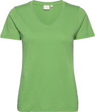 Naia Tshirt Tops T-shirts & Tops Short-sleeved Green Cream