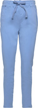 Crdonne Twill Ankl Pant Bottoms Trousers Slim Fit Trousers Blue Cream