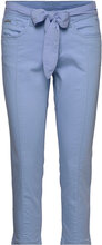 Crlotte 3/4 Pant - Coco Fit Trousers Capri Trousers Blå Cream*Betinget Tilbud