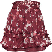 Skirt Flower Dot Dresses & Skirts Skirts Short Skirts Multi/mønstret Creamie*Betinget Tilbud