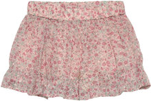 Skirt Flower Dobby Dresses & Skirts Skirts Short Skirts Rosa Creamie*Betinget Tilbud