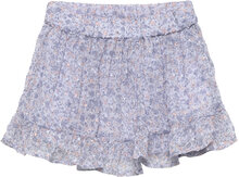 Skirt Flower Dobby Dresses & Skirts Skirts Short Skirts Grå Creamie*Betinget Tilbud