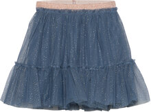 Skirt Mesh Dresses & Skirts Skirts Tulle Skirts Blå Creamie*Betinget Tilbud