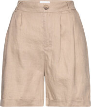 Dana Shorts Shorts Chino Shorts Beige Creative Collective*Betinget Tilbud