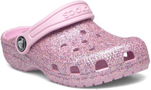 Classic Glitter Clog T Shoes Clogs Rosa Crocs*Betinget Tilbud
