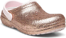 Classic Lined Glitter Clog K Shoes Clogs Rosa Crocs*Betinget Tilbud
