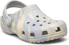 Classic Marbled Clog K Shoes Clogs Grå Crocs*Betinget Tilbud