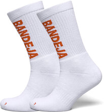 2-Pack Padel Crew Socks Sport Socks Regular Socks White Cuera
