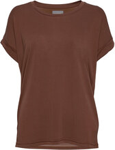 Cukajsa T-Shirt T-shirts & Tops Short-sleeved Brun Culture*Betinget Tilbud