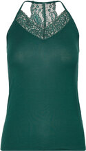 Cupoppy New Lace Top T-shirts & Tops Sleeveless Grønn Culture*Betinget Tilbud