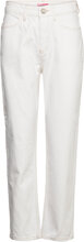 Yukia Bottoms Jeans Straight-regular White Custommade