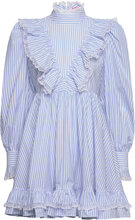 Louisa Stripes Dresses Shirt Dresses Blå Custommade*Betinget Tilbud
