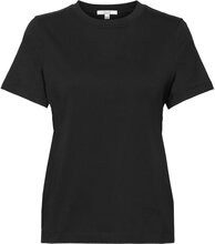 Cotton T-Shirt Tops T-shirts & Tops Short-sleeved Black House Of Dagmar