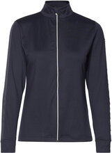 Anna Ls Full Zip Sport Sweatshirts & Hoodies Fleeces & Midlayers Navy Daily Sports