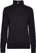 Olivet Ls Pullover Unlined Sport Knitwear Turtleneck Black Daily Sports