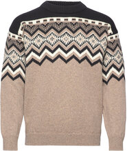Randaberg Sweater Maculine Tops Knitwear Round Necks Khaki Green Dale Of Norway